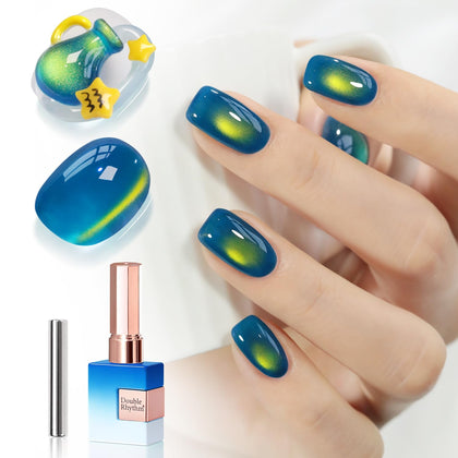 Double Rhythm Cat Eye Gel Polish 15ml bottle front view