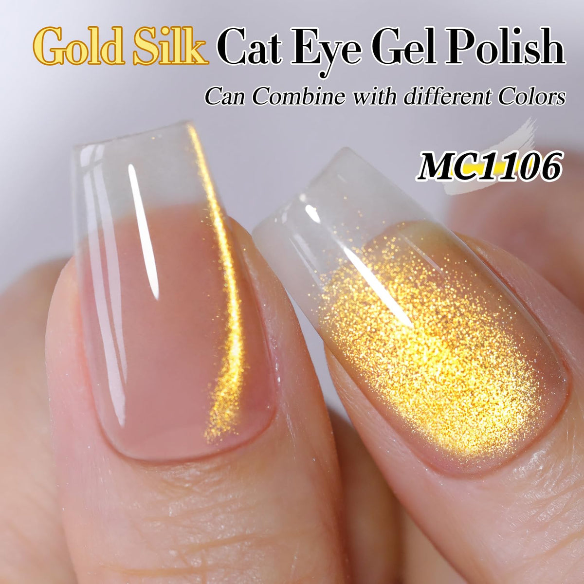 Double Rhythm Cat Eye Gel Polish 15ml bottle side view