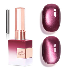 Double Rhythm Cat Eye Gel Polish 15ml Dusty Rose front view