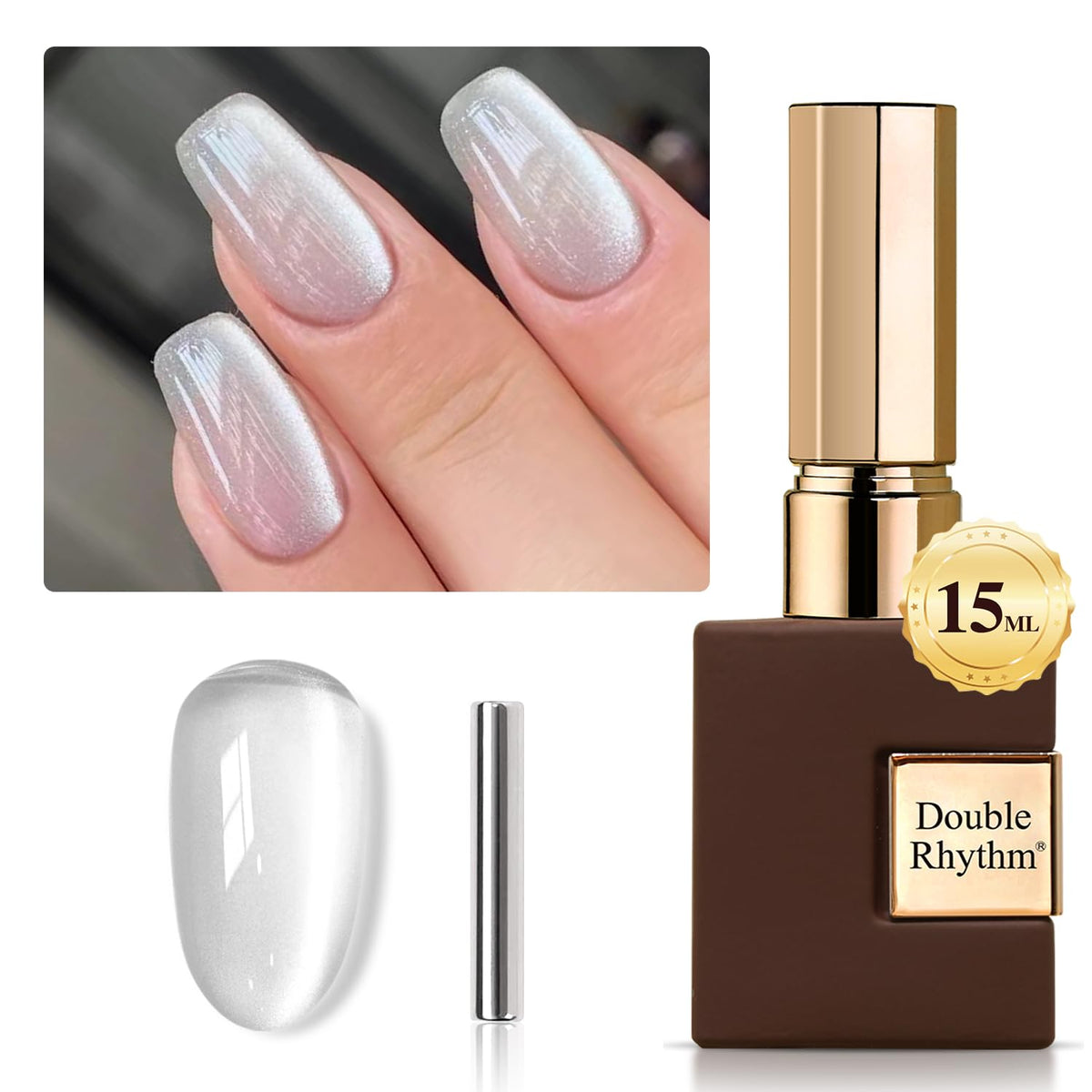 Double Rhythm Cat Eye Gel Polish 15ml front view
