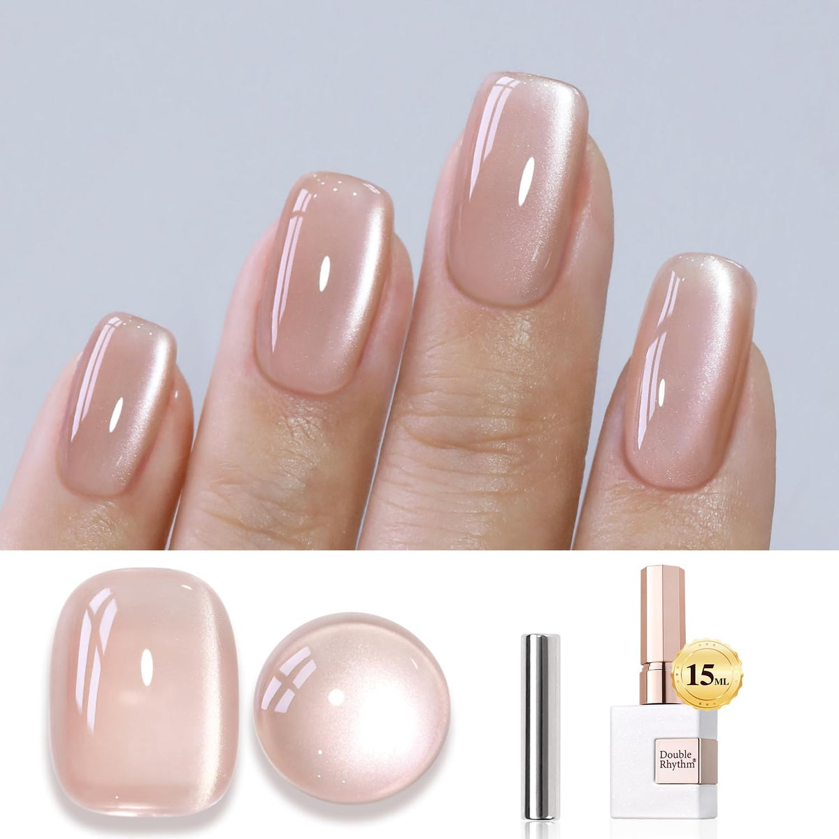 Double Rhythm Cat Eye Gel Polish 15ml front view