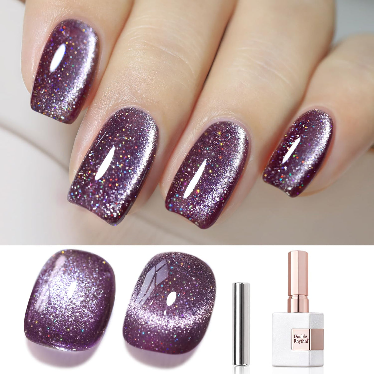 Double Rhythm Cat Eye Gel Polish 15ml front view