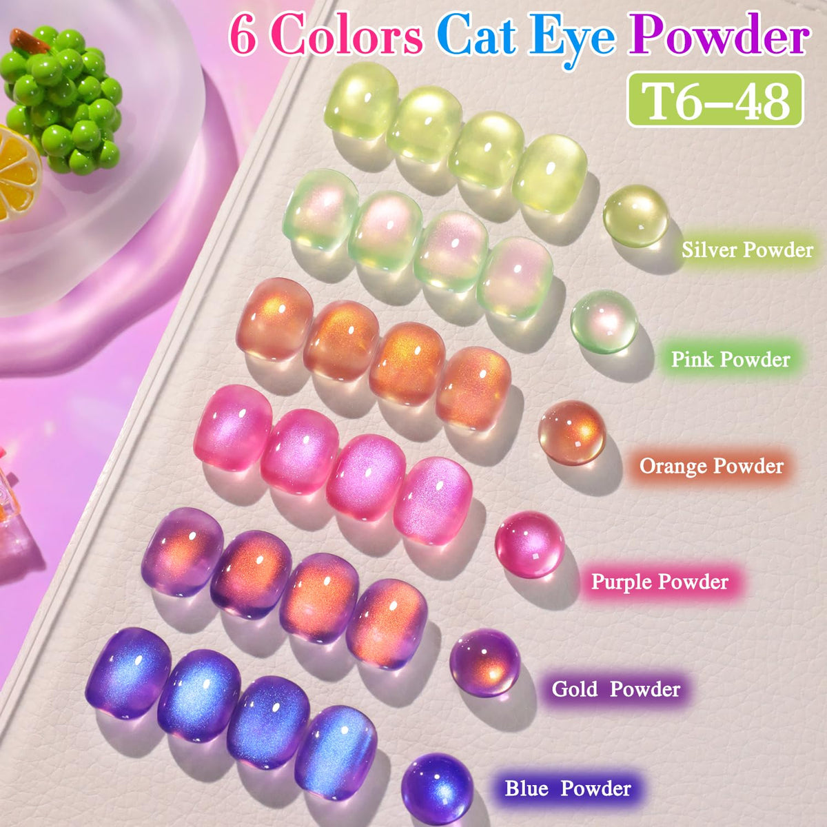 Double Rhythm Cat Eye Gel Polish 15ml Grape Gold packaging