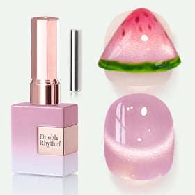 Double Rhythm Cat Eye Gel Polish 15ml light purple bottle front view
