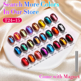 Double Rhythm Cat Eye Gel Polish 15ml Red Amber packaging
