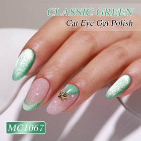 Double Rhythm Cat Eye Gel Polish 15ml Spring Green close-up