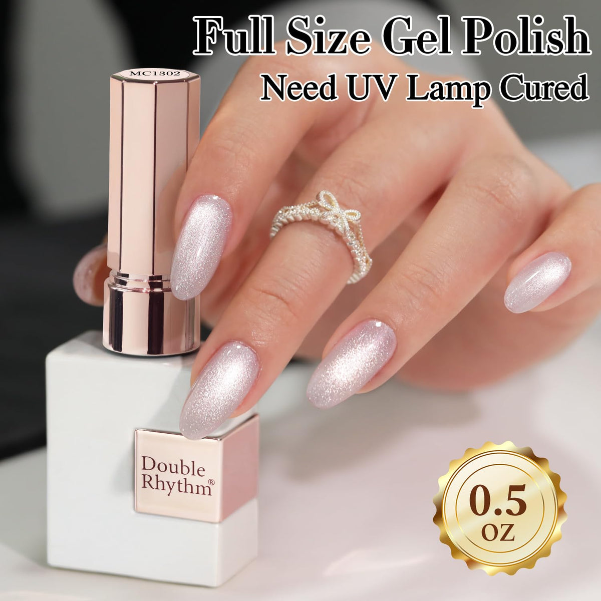 Double Rhythm Cat Eye Gel Polish 15ML with base colours