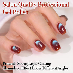 Double Rhythm Cat Eye Gel Polish 15ml with different base coat options