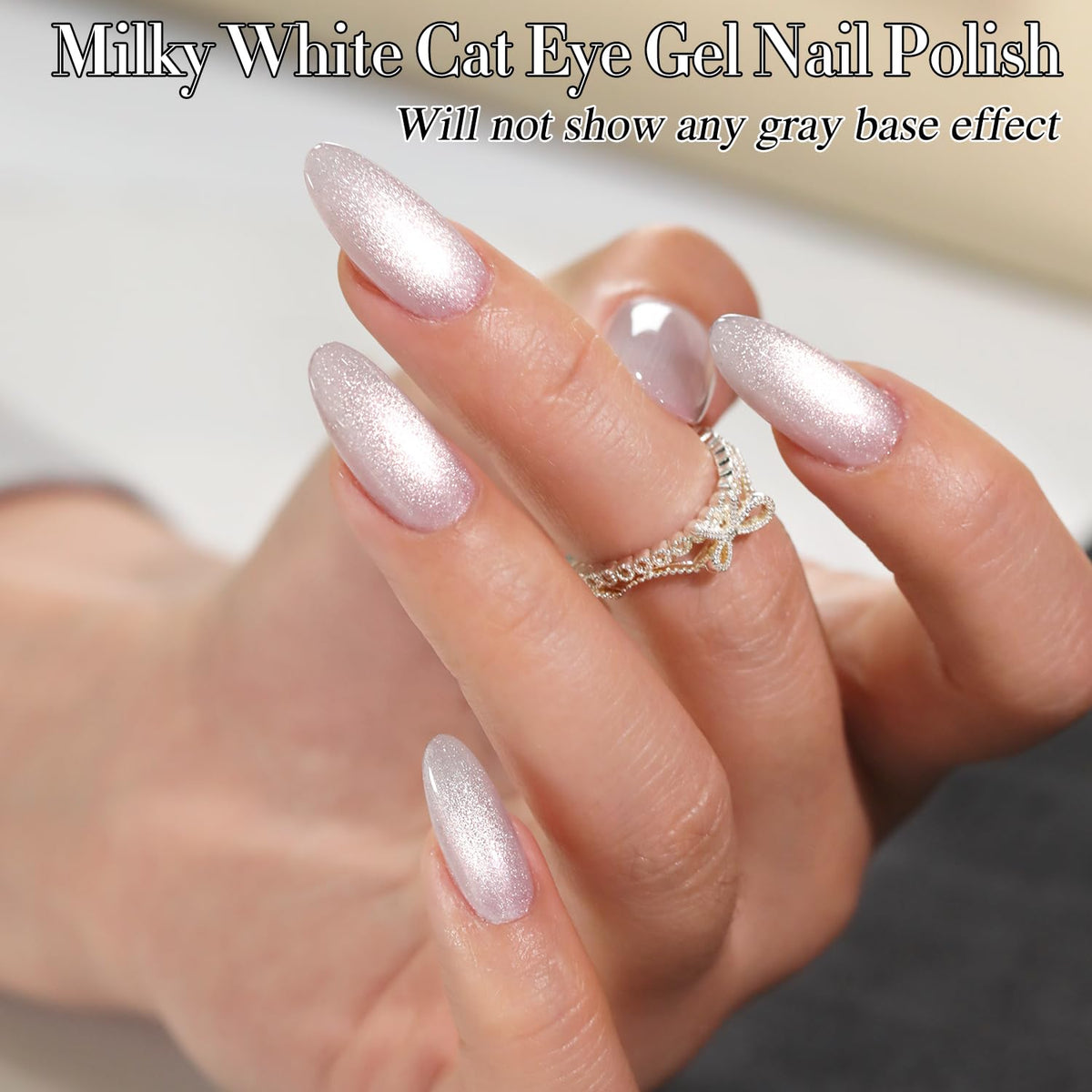 Double Rhythm Cat Eye Gel Polish 15ML with holographic glitter