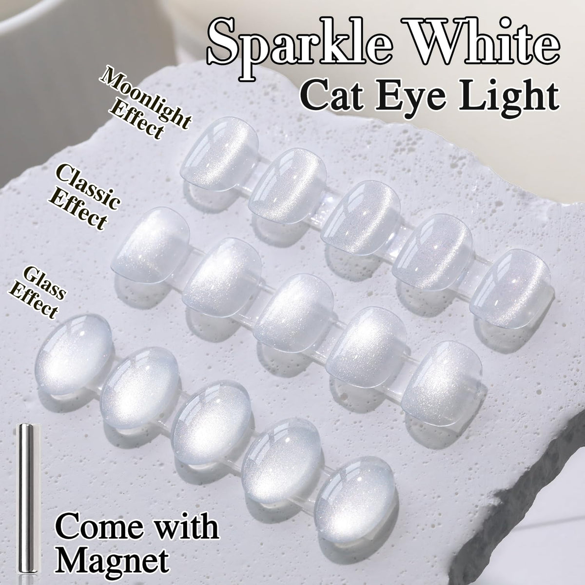 Double Rhythm Cat Eye Gel Polish 15ML with LED lamp