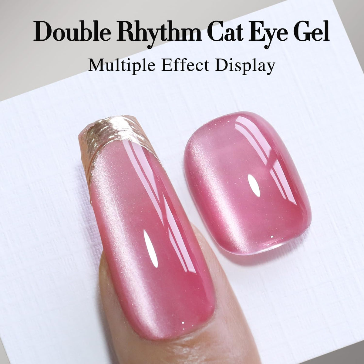 Double Rhythm Cat Eye Gel Polish 15ml with LED lamp