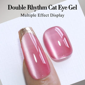 Double Rhythm Cat Eye Gel Polish 15ml with LED lamp