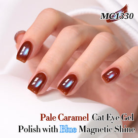 Double Rhythm Cat Eye Gel Polish 15ml with magnet and colour swatches