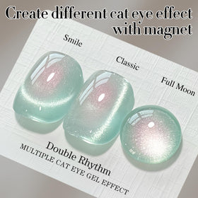 Double Rhythm Cat Eye Gel Polish 15ml with magnetic tool
