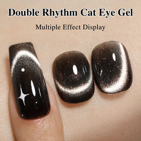 Double Rhythm Cat Eye Gel Polish 15ml with magnetic tool