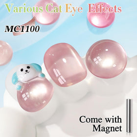 Double Rhythm Cat Eye Gel Polish applied on nails