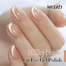 Double Rhythm Cat Eye Gel Polish applied on nails