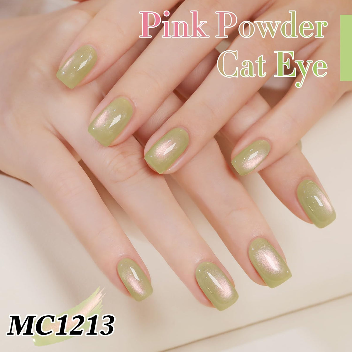 Double Rhythm Cat Eye Gel Polish applied on nails