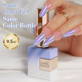 Double Rhythm Cat Eye Gel Polish applied on nails