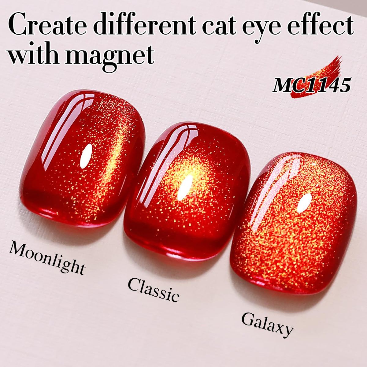 Double Rhythm Cat Eye Gel Polish Blood Red packaging
