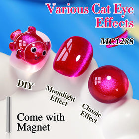 Double Rhythm Cat Eye Gel Polish bottle and magnet