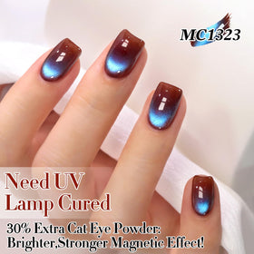 Double Rhythm Cat Eye Gel Polish bottle with a brush applicator