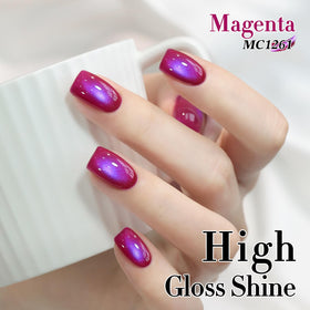 Double Rhythm Cat Eye Gel Polish bottle with glitter effect