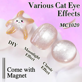 Double Rhythm Cat Eye Gel Polish bottle with magnet accessory