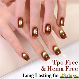 Double Rhythm Cat Eye Gel Polish Burnt Amber packaging