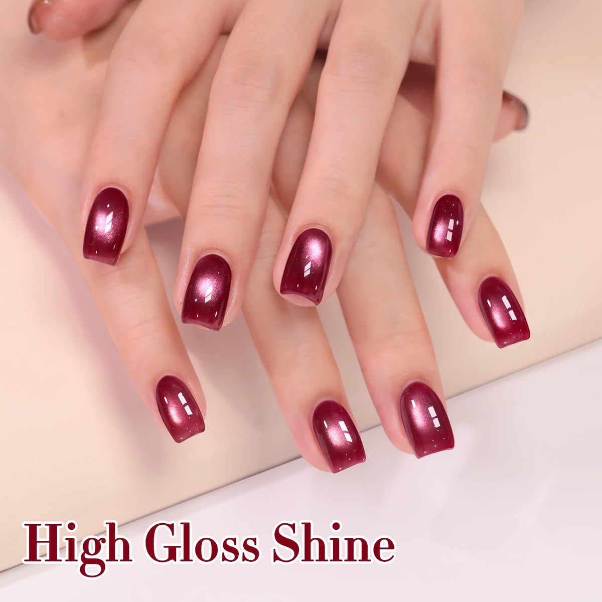 Double Rhythm Cat Eye Gel Polish Dusty Rose packaging details