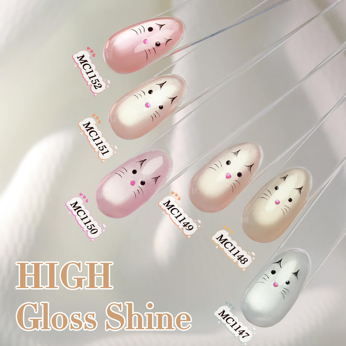 Double Rhythm Cat Eye Gel Polish in a nail art setup