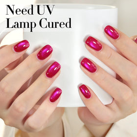 Double Rhythm Cat Eye Gel Polish in a nail art setup