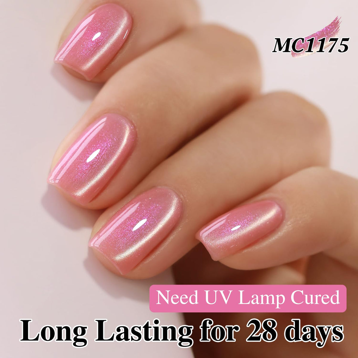 Double Rhythm Cat Eye Gel Polish in various nail art designs