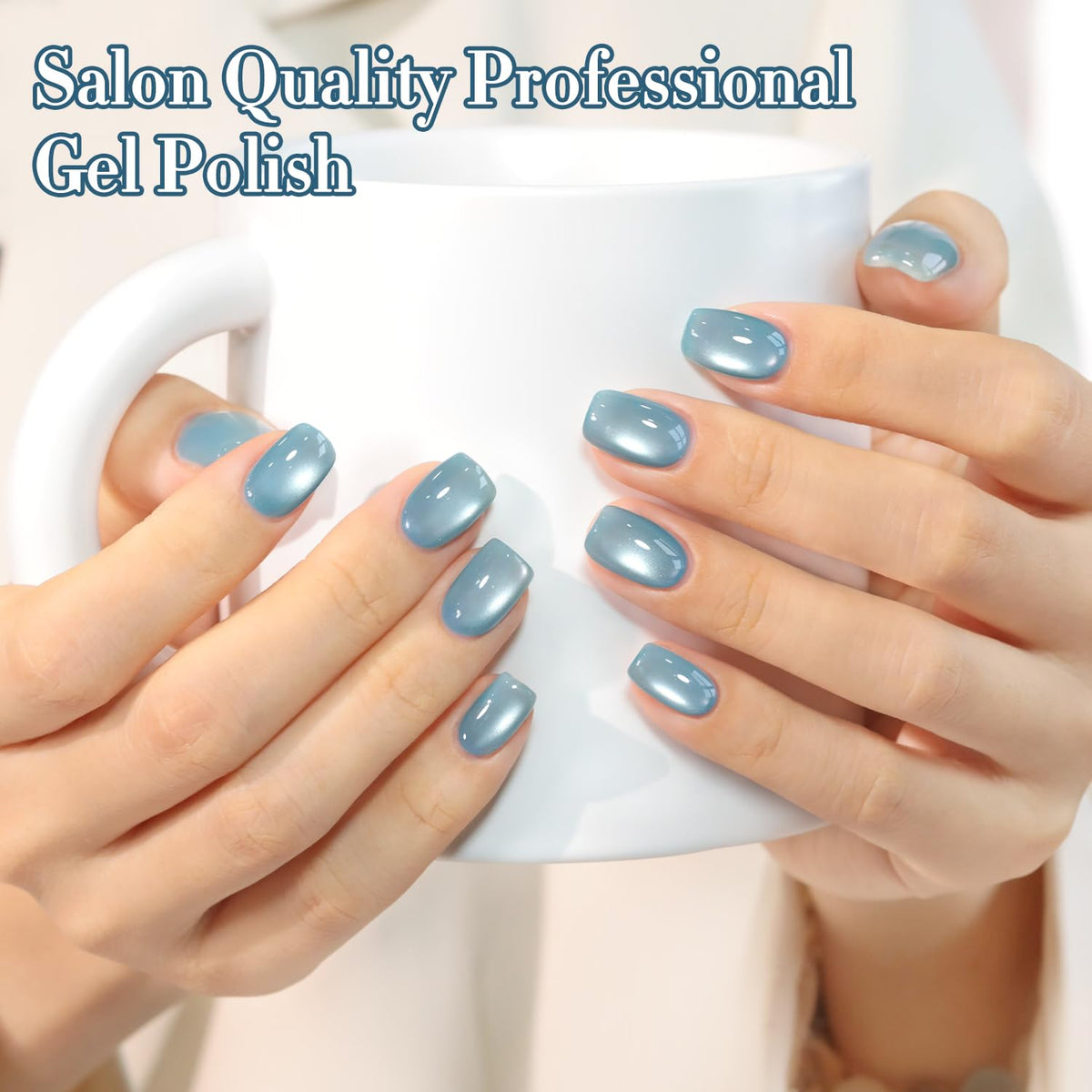 Double Rhythm Cat Eye Gel Polish Mist Blue packaging