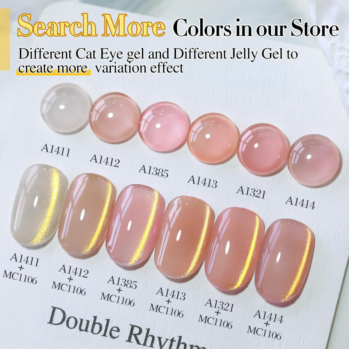 Double Rhythm Cat Eye Gel Polish packaging details