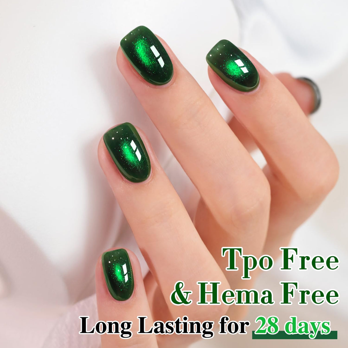 Double Rhythm Cat Eye Gel Polish texture close-up