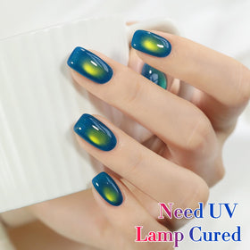 Double Rhythm Cat Eye Gel Polish with a brush applicator