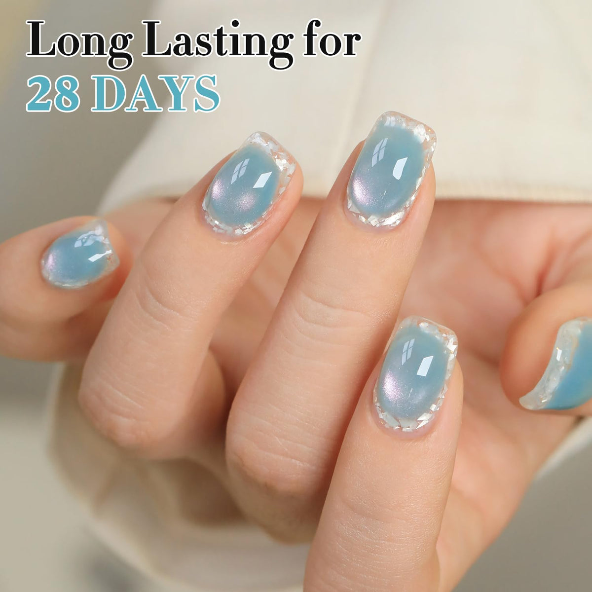 Double Rhythm Cat Eye Gel Polish with LED lamp