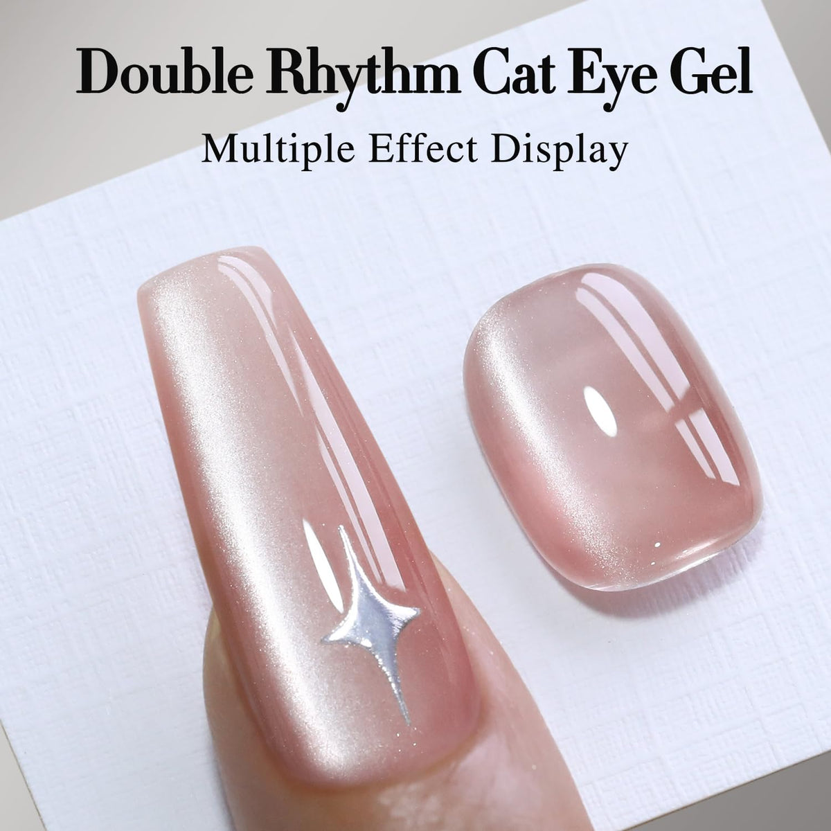 Double Rhythm Cat Eye Gel Polish with UV lamp