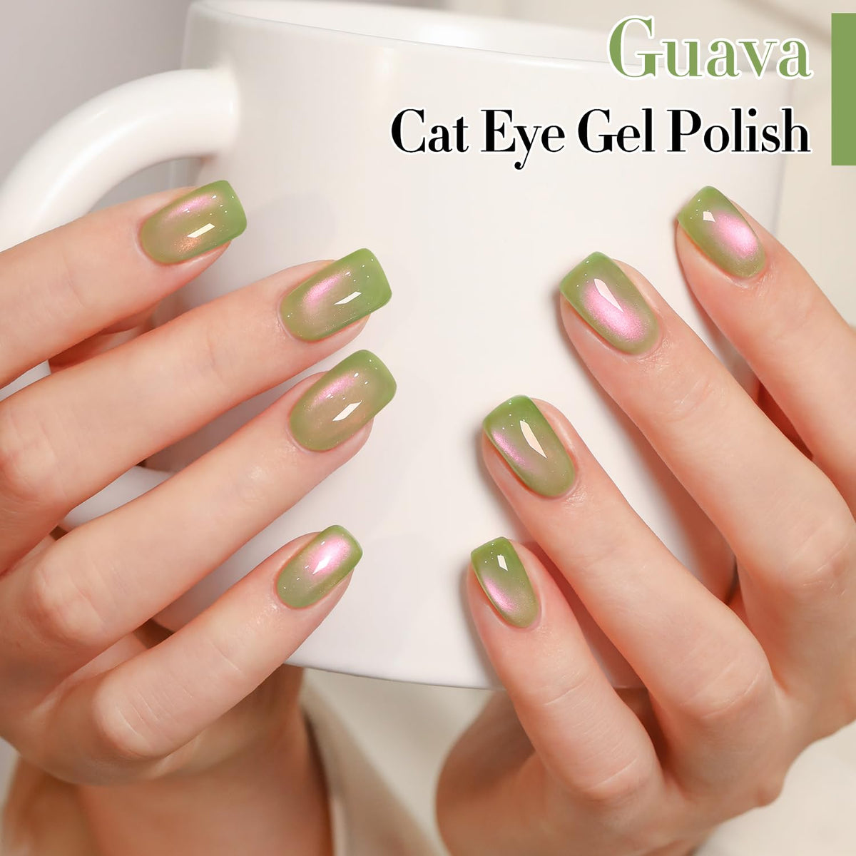 Double Rhythm Cat Eye Gel Polish with UV lamp