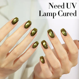 Double Rhythm Cat Eye Gel Polish with UV lamp for curing