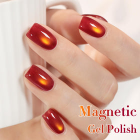 Double Rhythm Cat Eye Gel Polish with various base colours