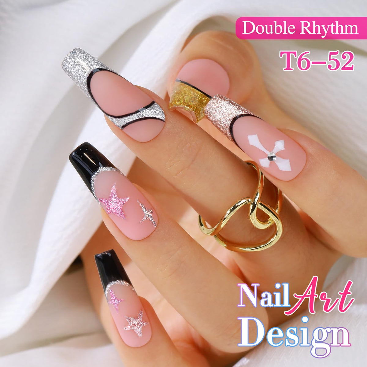 Double Rhythm Gel Liner Polish Set in a beauty salon
