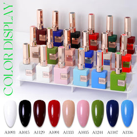 Double Rhythm Gel Nail Polish 15ML Bright Green A1042 close-up