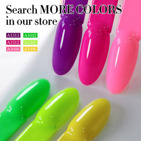 Double Rhythm Gel Nail Polish 15ML Bright Green A1042 in lifestyle setting