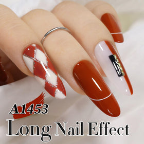 Double Rhythm Gel Nail Polish 15ML Burnt Brick bottle with cap