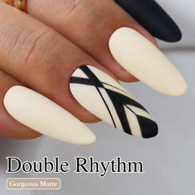 Double Rhythm Gel Nail Polish 15ML Cream Beige A1392 bottle with cap