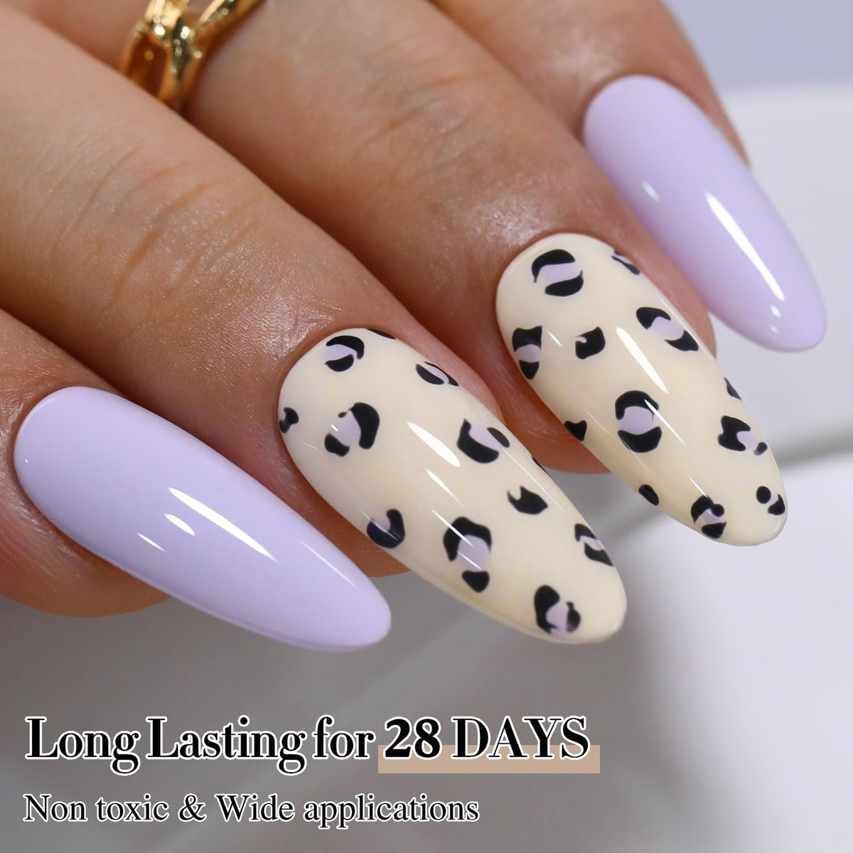 Double Rhythm Gel Nail Polish 15ML Cream Beige A1392 swatch on nail