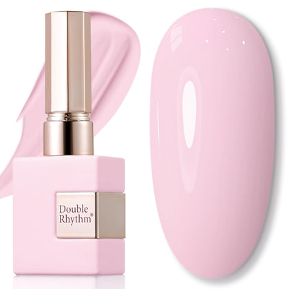 Double Rhythm Gel Nail Polish 15ML Creamy Pink A1389 front view