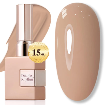 Double Rhythm Gel Nail Polish 15ML Deep Khaki front view